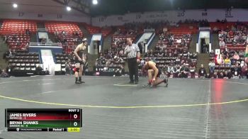 157 lbs Quarterfinals (8 Team) - James Rivers, Romeo HS vs Bryan Shanks, Davison HS