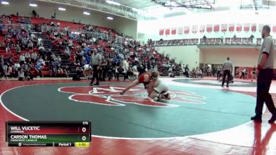 175 lbs Semifinal - Carson Thomas, Cinncinati LaSalle vs Will Vucetic, Chardon