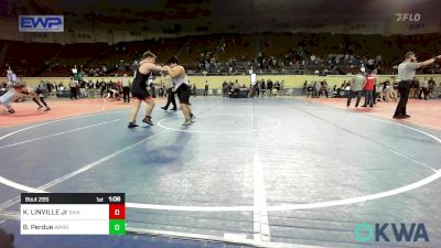 2nd Place - Kevin LINVILLE Jr, Skiatook Bulldog Wrestling vs Bilton Perdue, Warrior Wrestling Club