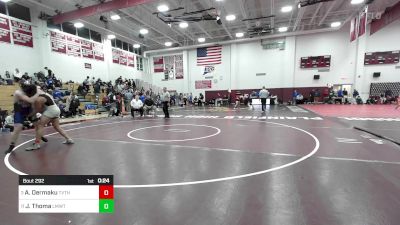 190 lbs Consi Of 8 #1 - Andi Dermaku, Terryville/Thomaston vs Jason Thoma, Lyman Mem/Windham Tech