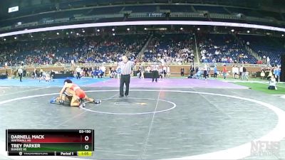 D3-150 lbs Semifinal - Trey Parker, Dundee HS vs Darnell Mack, Whitehall HS