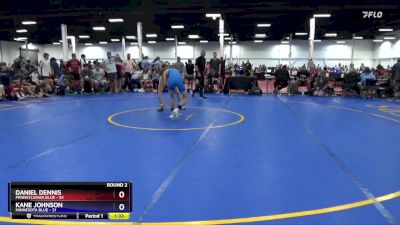 119 lbs Round 2 (8 Team) - Daniel Dennis, Pennsylvania Blue vs Kane Johnson, Minnesota Blue