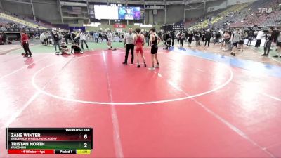 138 lbs Quarterfinal - Tristan North, Wisconsin vs Zane Winter, Sanderson Wrestling Academy