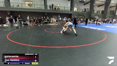 165 lbs Semifinal - Dustin Baxter, WA vs Trae Frederick, OR