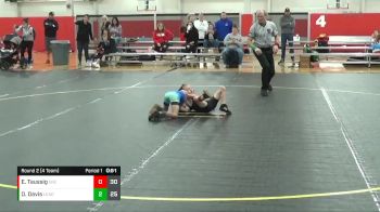 46 lbs Round 2 (4 Team) - Ezra Taussig, East Kansas Eagles vs Owen Davis, Lead Miners