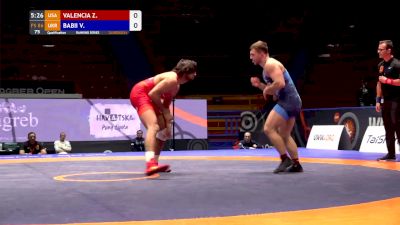 86 kg Qualif - Zahid Valencia, USA vs Valentyn Babii, UKR