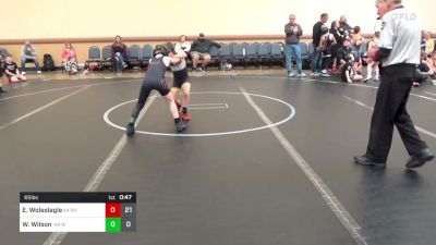 65 lbs Rr Rnd 1 - Ethan Woleslagle, Phoenix WC K-4 vs Walker Wilson, Warrior RTC K-4