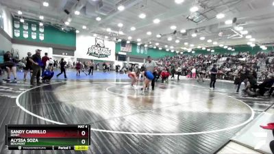 143 lbs Champ. Round 1 - Sandy Carrillo, Hemet vs Alyssa Soza, Beaumont