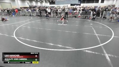 63 lbs Champ. Round 2 - Rodolfo Jose Cabrera, Florida vs Liam Hamacher, Pursuit Wrestling Minnesota