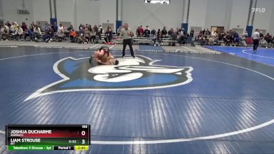 165 lbs Quarterfinal - Joshua Ducharme, Norwich vs Liam Strouse, RIT