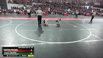 60 lbs Cons. Round 2 - Chase Chilson, Askren Wrestling Academy vs Easton Pretzer, Spring Valley / Elmwood