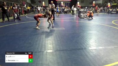 95 lbs Round Of 16 - Sofia Luft, West Allegheny vs Jordan Gonzales, Trinity