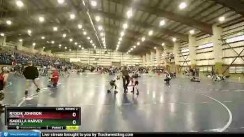 45 lbs Semis & Wb (16 Team) - Ryddik Johnson, Oregon vs Isabella Harvey, Idaho 2