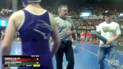 AA - 126 lbs Champ. Round 1 - Darren Fuller, Missoula Sentinel vs Devin Grossman, Billings Skyview