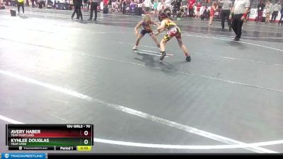 70 lbs Round 1 - Avery Haber, Team Maryland vs Kynlee Douglas, Team Utah