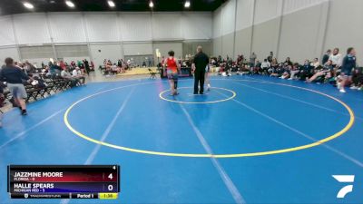 225 lbs 4th Wrestleback (16 Team) - Kinea Moore, Florida vs Cassidee Easey, Michigan Red