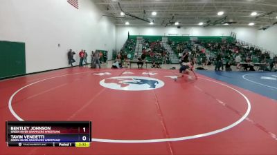 106 lbs Round 2 - Bentley Johnson, Green River Grapplers Wrestling vs Tavin Vendetti, Green River Grapplers Wrestling