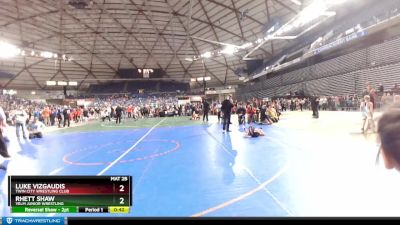 45 lbs 7th Place Match - Luke Vizgaudis, Twin City Wrestling Club vs Rhett Shaw, Yelm Junior Wrestling