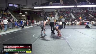 150 lbs Quarterfinal - Jack Jesus Goodell Nunez, Wichita Wrestling Club vs Gunner Morris, Olathe Raptor WC