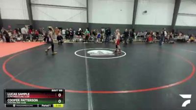 74 lbs Round 4 - Lucas Sample, Elma Wrestling Club vs Cooper Patterson, Cascade Mat Club