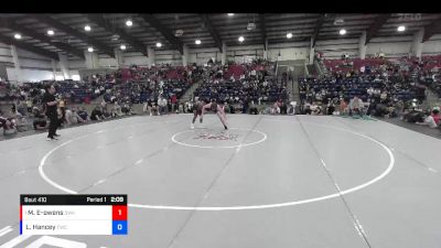 160 lbs 1st Place Match - Moses Espinoza-owens, Sanderson Wrestling Academy vs Logan Hancey, Fremont Wrestling Club