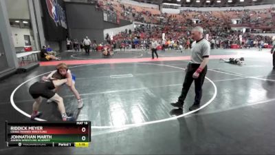 95 lbs Cons. Semi - Riddick Meyer, Crass Trained Wrestling vs Johnathan Marth, Askren Wrestling Academy