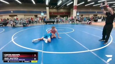 152 lbs Quarterfinal - Carter Nekvapil, Best Trained Wrestling vs Rudy Bautista, Eastwood High School Wrestling