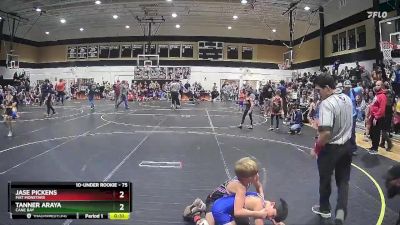 75 lbs Round 1 - Jase Pickens, Mat Monstars vs Tanner Araya, Cane Bay