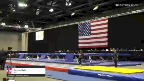 Payton Oyler - Tumbling, NSB - 2021 USA Gymnastics Championships