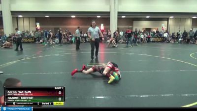 53 lbs Semis (4 Team) - Asher Watson, Backyard Brawlers vs Gabriel Groene, Spatola Wrestling