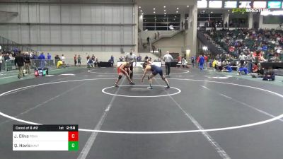 157 lbs Consi Of 8 #2 - Joe Oliva, Penn vs Quentin Hovis, Navy