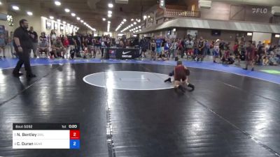 28 kg Cons 4 - Nixon Bentley, Driller Wrestling Club vs Cipriano Duran, Bear Cave Wrestling Club