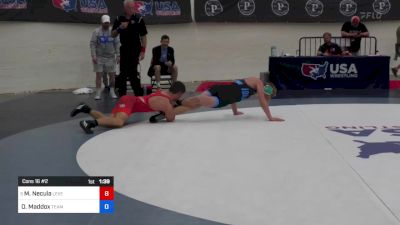 68 kg Cons 16 #2 - Mihai Necula, Level Up Wrestling Center vs Oakley Maddox, Team Idaho Wrestling Club