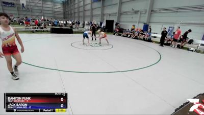 113 lbs Placement Matches (16 Team) - Damyon Funk, Team Colorado vs Jack Baron, Pennsylvania Red