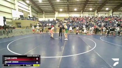 170 lbs Quarterfinal - Hayden Larson, OR vs Dominic Dotson, CA