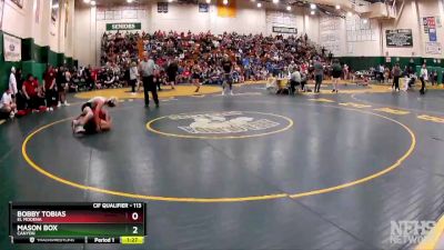 113 lbs Champ. Round 2 - Mason Box, Canyon vs Bobby Tobias, El Modena