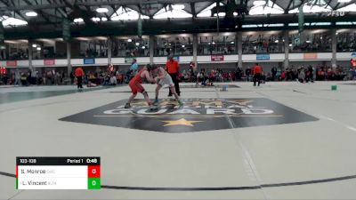 103-108 lbs Semifinal - Landen Vincent, Blue Line Training Academy vs Sean Monroe, Edwardsville Wrestling Club