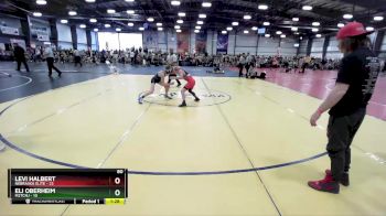 80 lbs Rd# 6- 9:00am Saturday Final Pool - Eli Oberheim, M2TCNJ vs Levi Halbert, Nebraska Elite
