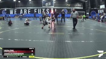 70 lbs Round 3 (4 Team) - Vayda Finn, MYWAY Metro Girls vs Chanclyn Stephenson, Michigan Queens Of The Mat