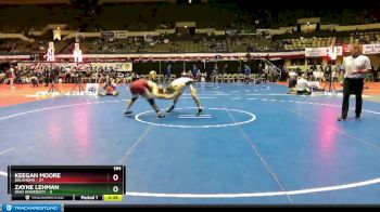 184 lbs Finals (2 Team) - Keegan Moore, Oklahoma vs Zayne Lehman, Ohio University