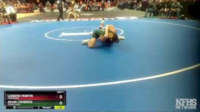 132-2A Quarterfinal - Landon Martin, Cedaredge vs Kevin Cisneros, Monte Vista