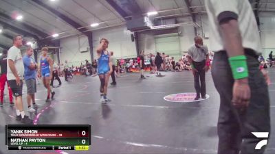 145 lbs Semis (4 Team) - Nathan Payton, Level Up vs Yanik Simon, Team Wonderbread Worldwide