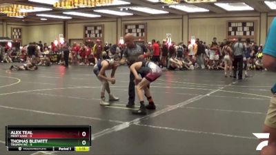 100 lbs Semis & 1st Wrestleback (8 Team) - Alex Teal, Frost Gang vs Thomas Blewitt, Triumph WC