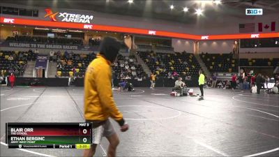 125 lbs Quarterfinal - Ethan Berginc, Army West Point vs Blair Orr, The Citadel