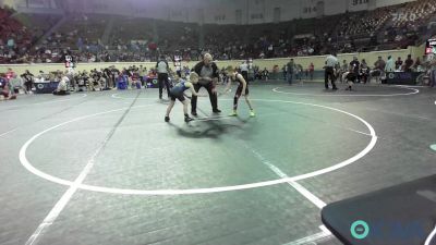 60 lbs Quarterfinal - Ace Ward, Blackwell Wrestling Club vs Reece Crenshaw, Woodland Wrestling Club