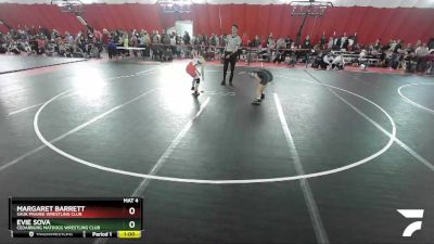 97 lbs Quarterfinal - Margaret Barrett, Sauk Prairie Wrestling Club vs Evie Sova, Cedarburg Matdogs Wrestling Club