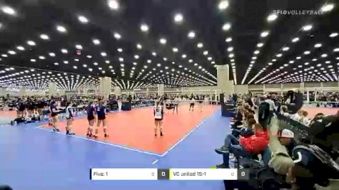 Five: 1 vs VC united 15-1 - 2022 JVA World Challenge presented by Nike - Expo Only