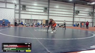 197 lbs Cons. Round 1 - Rahul Chandran, Washington State University vs Prince Gainous, Lassen College