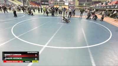 59 lbs Quarterfinal - Bennett Dawson, OK vs Joaquin Ascencio, MI