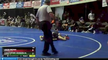 145 lbs Sat 12 - Jakob Brown, Grassfield vs Christopher Johnson-Hunte, Hayfield